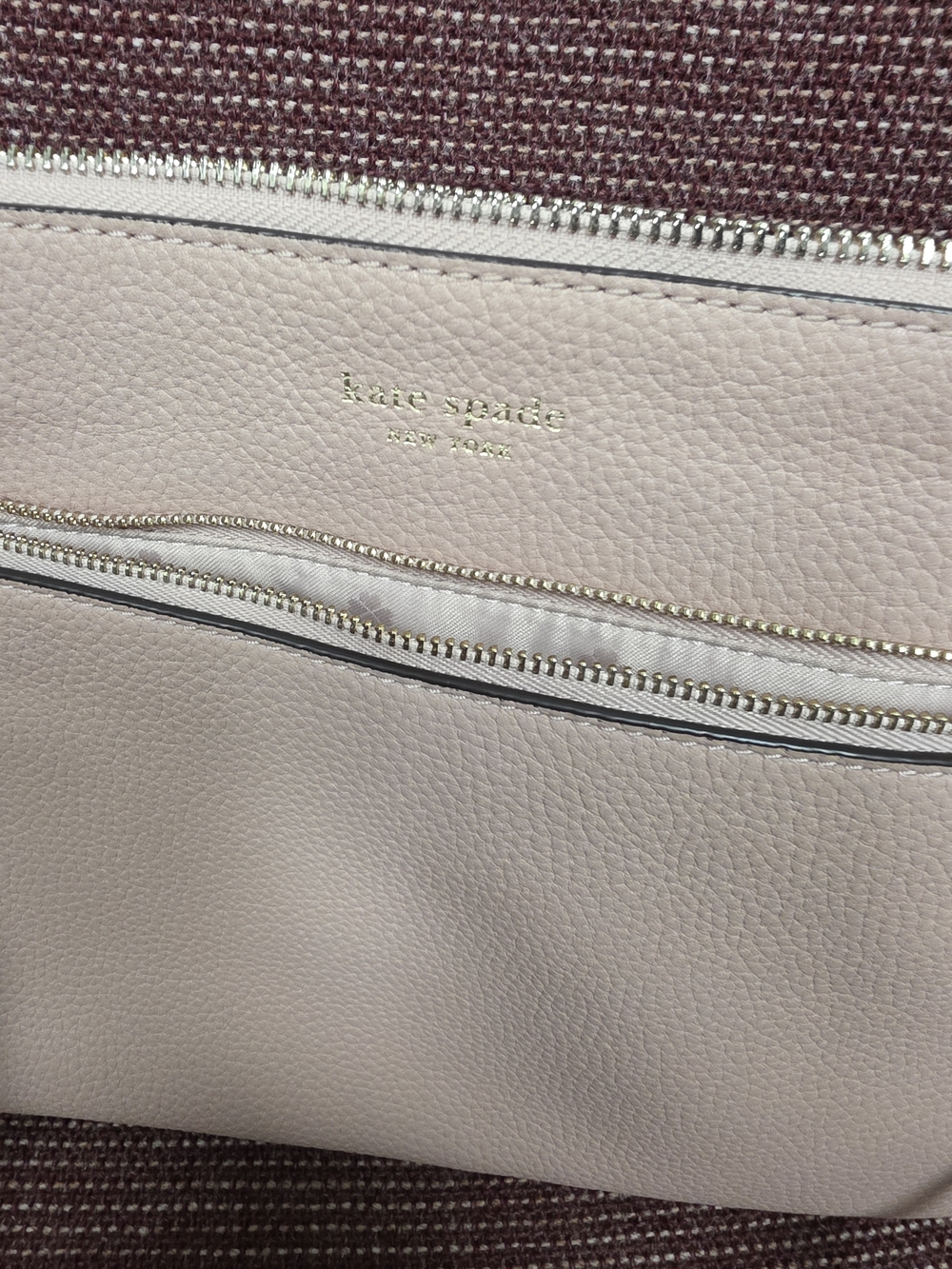 kate spade Pale Pink Pebbled Leather Crossbody - Picture 2 of 5